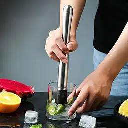 Мадлер товкушка пестик для коктейлів мохіто з нержавіючої сталі, Kitchen Master 87485 - мініатюра 8