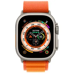 Смарт-годинник Apple Watch Ultra 49mm Titanium Case with Orange Alpine Loop Small [MNHA3/MNHH3] [73822] - мініатюра 2