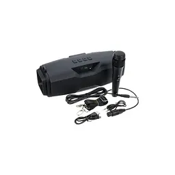 Портативна акустика XO F33 LED екран Bluetooth із мікрофоном у комплекті бездротова - мініатюра 3