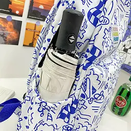 Рюкзак No Brand 5154 20-35 л White-Blue 13081-84481 - мініатюра 3