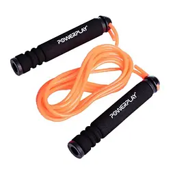 Скакалка PowerPlay 4205 Classic Plus Jump Rope Помаранчева 2,7 м (PP_4205_Orange) - мініатюра 3