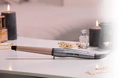 Плойка Remington Keratin Protect, конусна, 48Вт, темп.режимів-5, D-19-28mm, 150-210С, кераміка, сріблястий - мініатюра 2