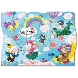 Дитячі пазли DoDo Toys Пригоди єдиноріжків 30 елементів (300416) - мініатюра 3
