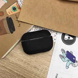 Чохол для навушників MAKE Apple AirPods Pro Silicone Black - мініатюра 2