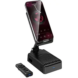 Bluetooth Колонка HC45 Wave з підставкою для телефону та пультом керування Black Hoco teh0029738 - мініатюра 2