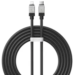 Кабель Baseus CoolPlay Series Fast Charging Cable Type-C to Lightning 20W 2m CAKW000101 Black