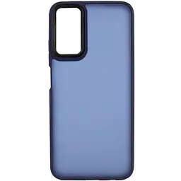 Чохол TPU+PC Lyon Frosted для Motorola Edge 50 Fusion / G85 Navy Blue - мініатюра 2