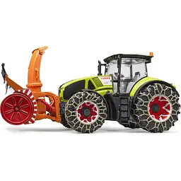 Уцінка. Іграшкова машинка Bruder Трактор Claas Axion 950 для прибирання снігу 1:16 (03017)  - мініатюра 3