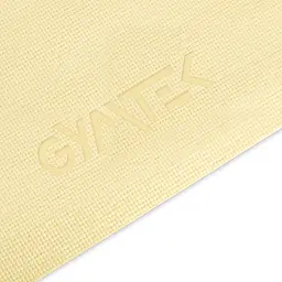 Килимок (мат) для фітнесу та йоги Gymtek Queenfit 0,5см жовтий - мініатюра 5