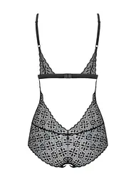 Боді Obsessive Shibu S/M чорний - мініатюра 6