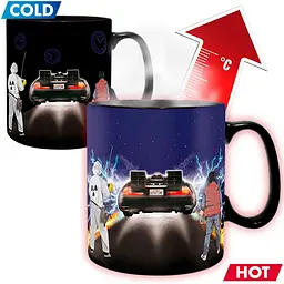 Чашка хамелеон AbyStyle Back to the Future Time Machine 460 мл - мініатюра 2