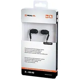 Навушники REAL-EL Z-1010 black - мініатюра 2
