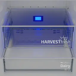 Холодильник Beko з нижн. мороз. 192x70x74.5 холод. відд. 340 л мороз. відд. 150 л 2дв. А++ NF дисплей HarvestFresh нерж - мініатюра 10