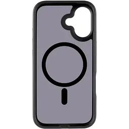 TPU+PC чохол Metal Buttons with MagSafe для Apple iPhone 17 (6.3) Чорний / Black - мініатюра 3