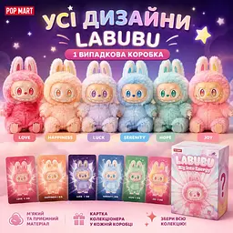 Іграшка Pop Mart Labubu м'яка вінілова - колекційна фігурка Labubu з рухомими елементами рожева - мініатюра 3