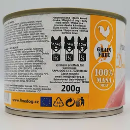 Вологий корм для собак Fine Dog Mini Poultry з птицею 200 г 338 - мініатюра 2