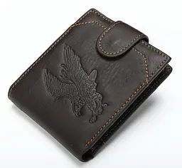 Чоловічий шкіряний гаманець Vintage 9,5х11х2 см acs0014984 - мініатюра 6