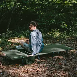 Ліжко складане Naturehike XJC08 CNK2550WS020, поліестер, алюміній, чорний - мініатюра 7