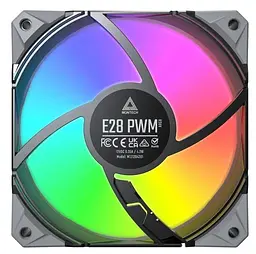 Комплект вентиляторів MONTECH 120MM E28 ARGB 3 PACK (B) - мініатюра 4