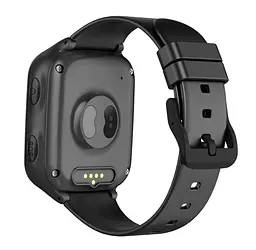 Дитячий смарт годинник Lemfo K7L з сім картою, GPS трекером, 4G LTE, пульсометром, термометром, датчиком зняття з руки, крокоміром та прослуховуванням Чорний - мініатюра 2