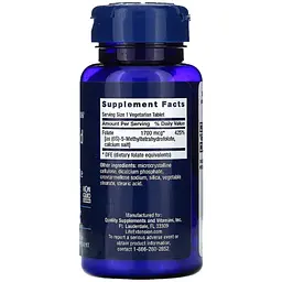 Оптимізований фолат Life Extension Optimized Folate 1000 мкг 100 таблеток - мініатюра 2
