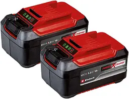 Акумулятор PXC Plus Twinpack 18В 2х5.2А·год 1.87кг Einhell hoz0014266 - мініатюра 2