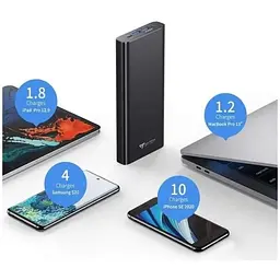 Зовнішній акумулятор Voltero PowerOak S25 100W 26800 mAh USB-C MacBook Powerbank 6090525828894 - мініатюра 3