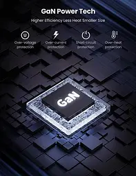 Зарядний пристрій 4 порти Ugreen CD224 65W GaN Charger (70774) - мініатюра 7