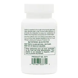 Йод Natures Plus Potassium Iodide 150 mcg, 100 таблеток для підтримки щитовидної залози - мініатюра 3