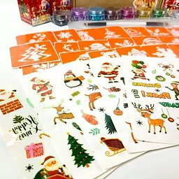 Подарунковий набір "Різдвяне диво: Чарівний Подарунок" Fresh Tattoo gift-box-christmass-5kids - мініатюра 3