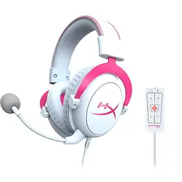 Навушники HyperX Cloud II Gaming Headset (KHX-HSCP-PK) White-Pink