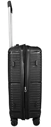 Валіза велика Carbon 65803 поліпропілен 76х47х31 см 103+17 л Чорна - мініатюра 6
