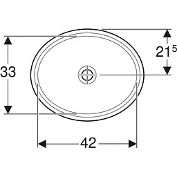 Раковина Geberit VariForm 49 500.751.01.2, Білий - мініатюра 2