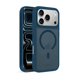 Чохол MAKE Apple iPhone 17 Pro Max Silicone Aura Magnet Dark Blue - мініатюра 2