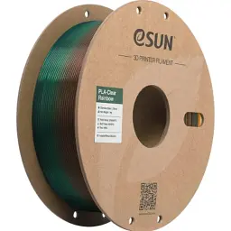 Пластик для 3D-принтера eSUN PLA Clear Rainbow 1,75mm 1kg Transl RAINBOW A (PLA-CLRB175T-RBA1P1)