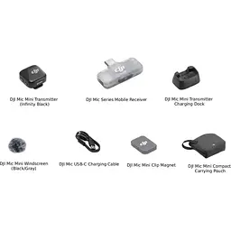 Мікрофонна радіосистема DJI Mic Mini Mobile Version (1 TX + 1 Mobile RX) (CP.RN.00000623.01) [167574] - мініатюра 12