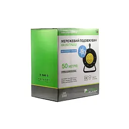 Мережевий подовжувач PowerPlant 50 м, 3x2.5мм2, 16А, (JY-2002/50) (PPRA16M50S4L) - мініатюра 3