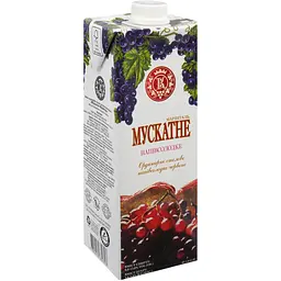 Вино КВЗ Мускатне Марінталь столове напівсолодке червоне 13% 1 л