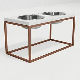Hollky Base L — миски на підставці для середніх і великих собак (2 × 0,95 л) - мініатюра 8