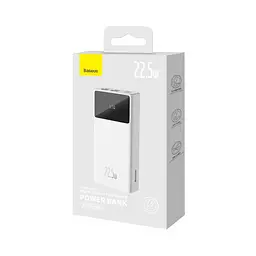Зарядний акумулятор Baseus Star-Lord Digital Display 20000mAh Fast Charge 22.5W PPXJ080002 (Білий) - мініатюра 6