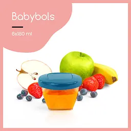 Набір контейнерів для їжі Babymoov Babybols 180 мл x 6 шт. (A004308) - мініатюра 6