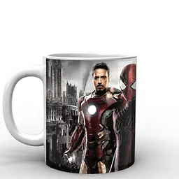 Кухоль GeekLand Людина-Павук Spider-Man Iron Man Captain America SM.02.014.273 330 мл білий - мініатюра 2