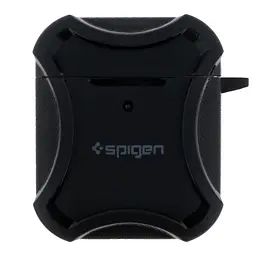 Футляр із карабіном Spigen DuraPro Flex Airpods 1/ Airpods 2 Black (35267_3345632)