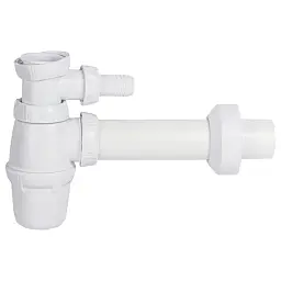 Сифон для кухонної мийки з підведенням 1½"×Ø40мм WIRQUIN (9542820) - мініатюра 7