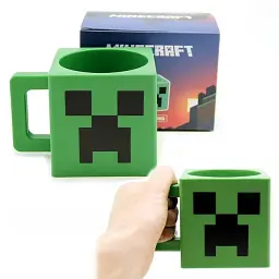 Чашка майнкрафт Кріпер кухоль minecraft creeper, зелений - мініатюра 5
