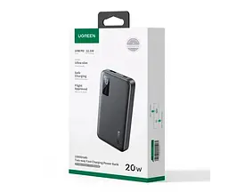 Зовнішній акумулятор UGREEN PB311 10000mAh Mini Quick Charging 20W (UGR-25742) - мініатюра 3