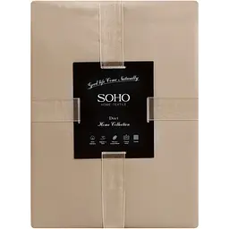 Комплект постільної білизни Soho Duet євро Mocha/Ivory (Євро Duet 200*230 Mocha/Ivory) - мініатюра 4