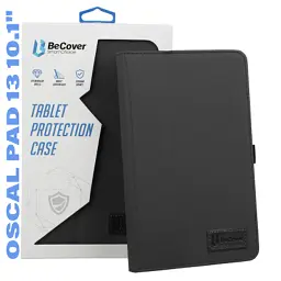 Чохол до планшета BeCover Slimbook Oscal Pad 13 10.1" Black (712830) - мініатюра 6