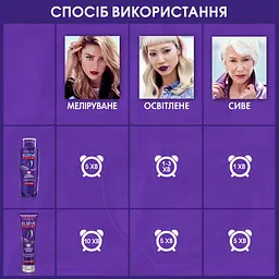 Тонуюча маска L'Oreal Paris Elseve Color Vive Purple для освітленого та мелірованого волосся, 150 мл - мініатюра 3