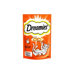 Ласощі для котів Dreamies з куркою 60 г (4008429037894) - мініатюра 1
